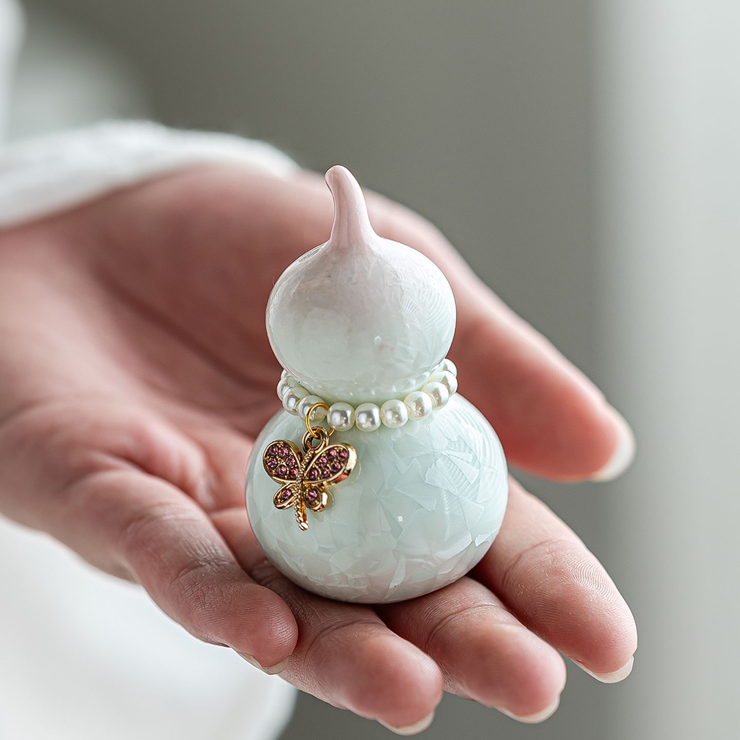 Crystal Glazed Ceramic Colorful Gourd Tea Pet Ornaments Home Accessories Creative Tea Ceremony Accessories Decorations Available for Wholesale