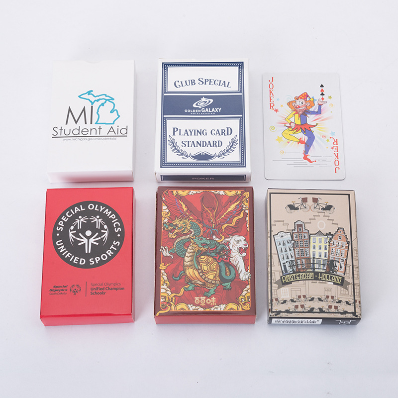 Printing advertising playing cards custom logo promotional poker cards casual playing cards manufacturers card games cards