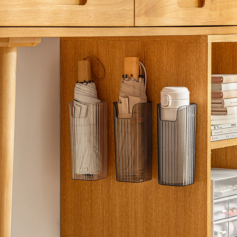 Nachuan Wall-mounted Umbrella Storage Rack Home and Household Hole-free Creative Umbrella Rack Simple Long Umbrella Storage Box