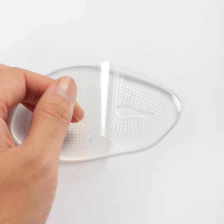 Women's High-Heeled Shoes Walking Pads, Foot Pads, Half-Size Pads, Gel Thickeneded Non-Slip, Pressure-Reducing, Anti-Wear Massage Insoles