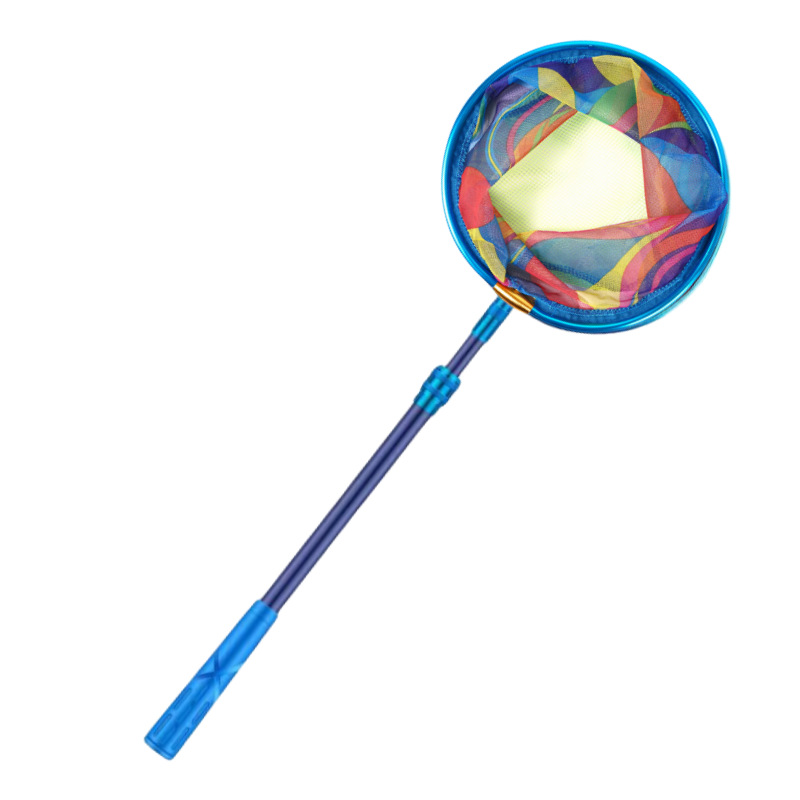 Children's stainless steel telescopic fishing net fishing net small net pocket copy net telescopic net fishing net catch insect net play