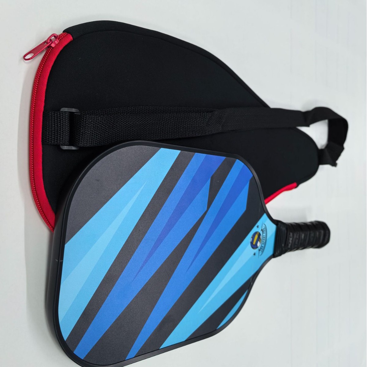 Cross-Border Spot Pickleball Racket Bag Table Tennis Racket Protective Cover Bag Anti-Fall Shock-Absorbing Strap Zipper Beach Racket Bag