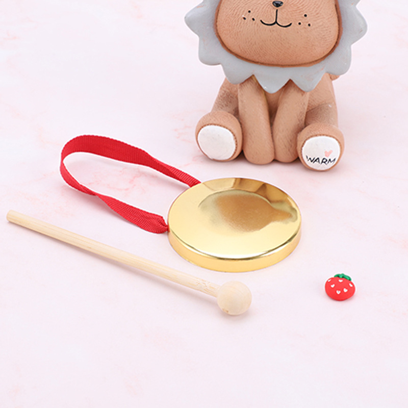 Factory Direct Supply Gong Musical Instruments Three Sentences and a Half Props Children Adult Gong Drum Gong Hammer Opening Gong Flood Prevention Gong Early Warning Gong