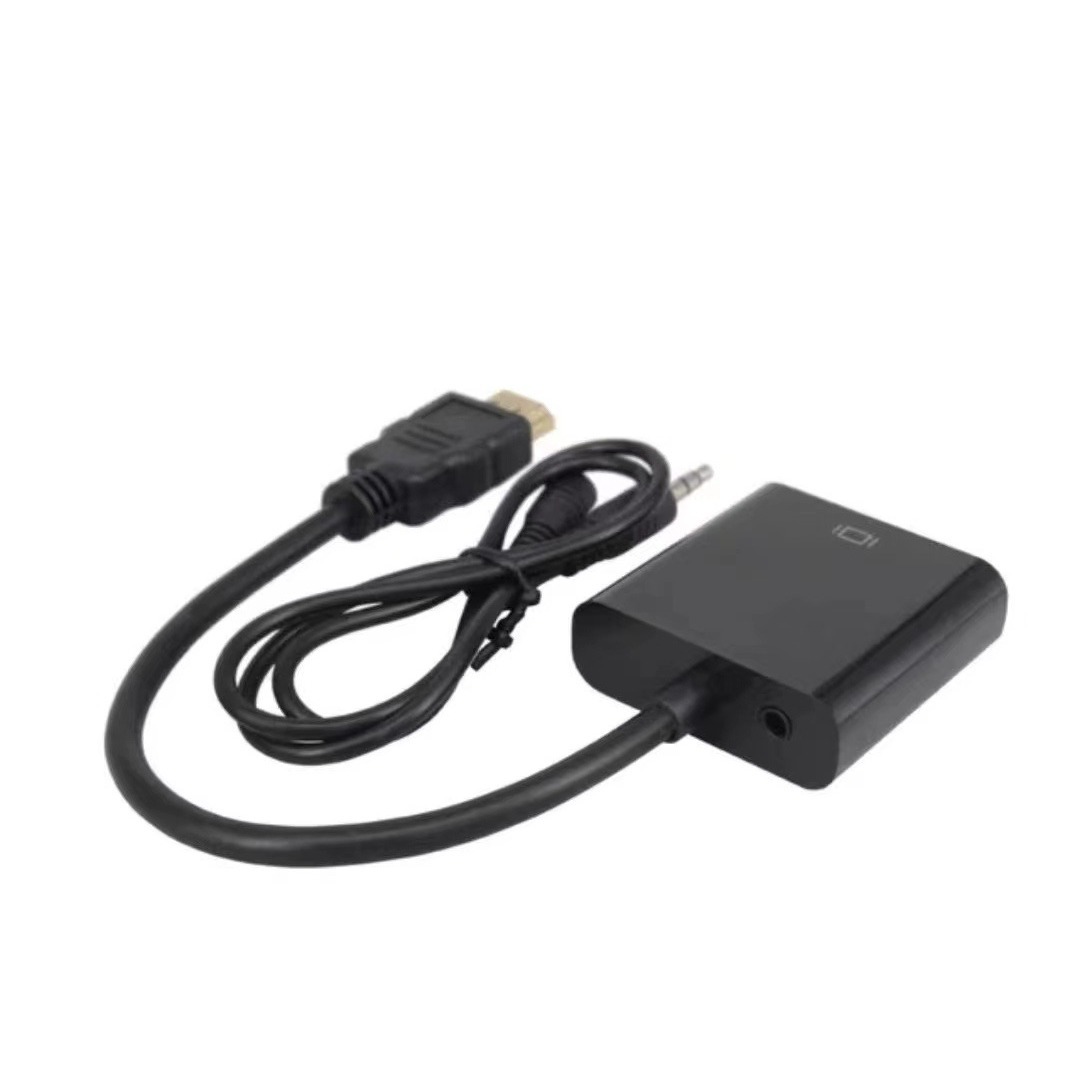 HDMI to Vga Converter Office Computer Host Monitor Set-Top Box Tv Converter HDMI to Vga