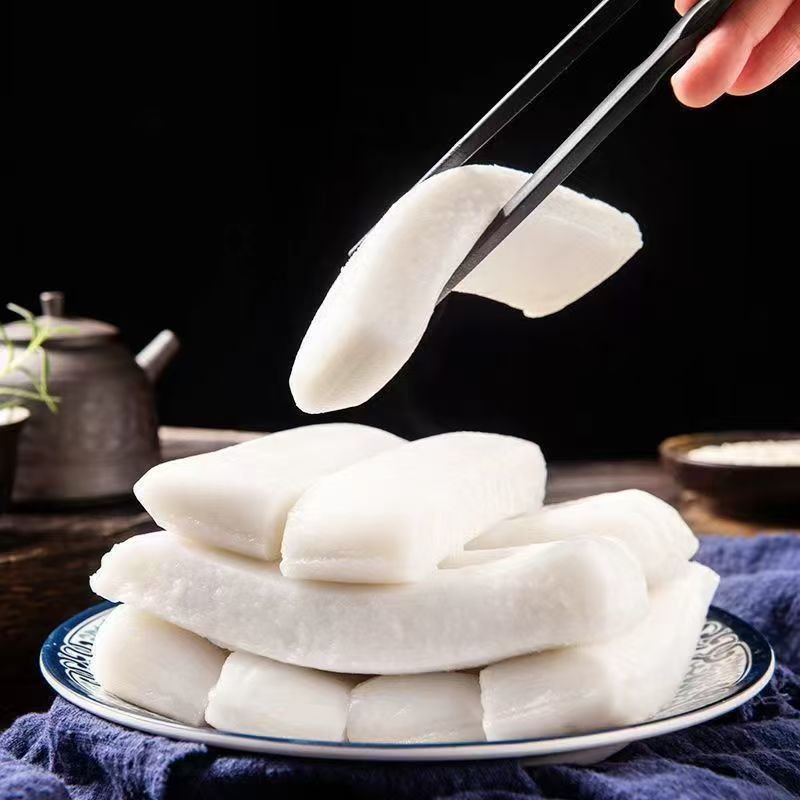 [Authentic Shuimo] Zhejiang Specialty Ningbo Rice Cakes, Handmade Rice Cake Slices, Fried Rice Cakes, Hot Pot Ingredients, Fresh Date