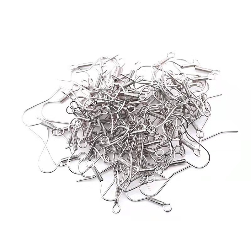 Factory direct ear hook earring accessories without Round beads ear hook earring accessories wholesale factory direct sales