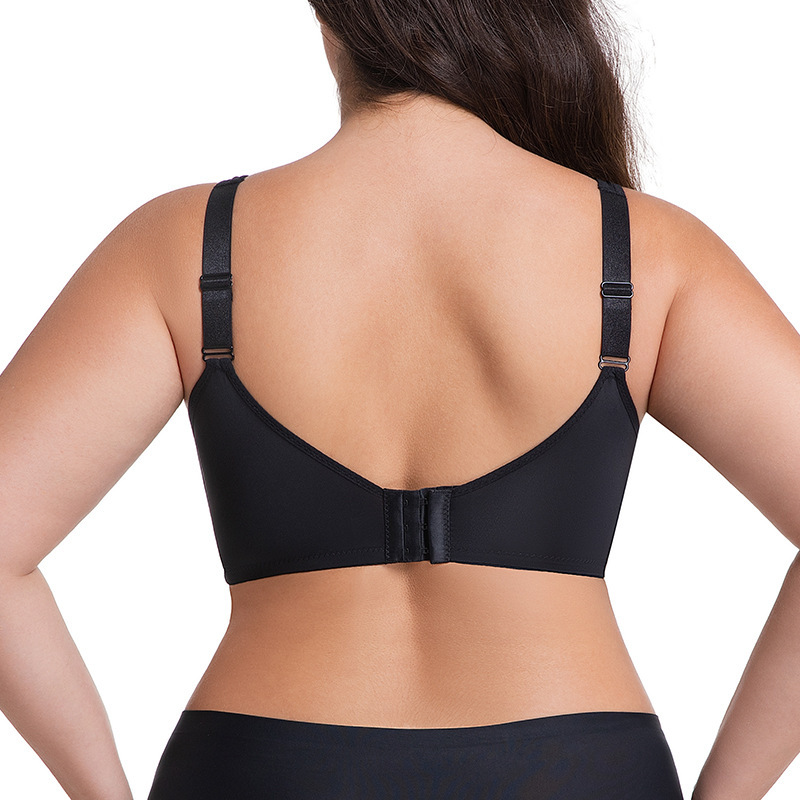 Cross-Border Amazon Popular English Label Foreign Trade Special Bra European and American Size Seamless Bra Without Rims Underwear