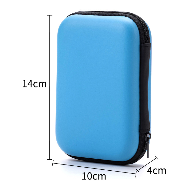 2.5inch eva Bag Hard Drive Bag Data Cable Cosmetics Bag Mobile Power Package Multi-function Digital Product Packaging Box