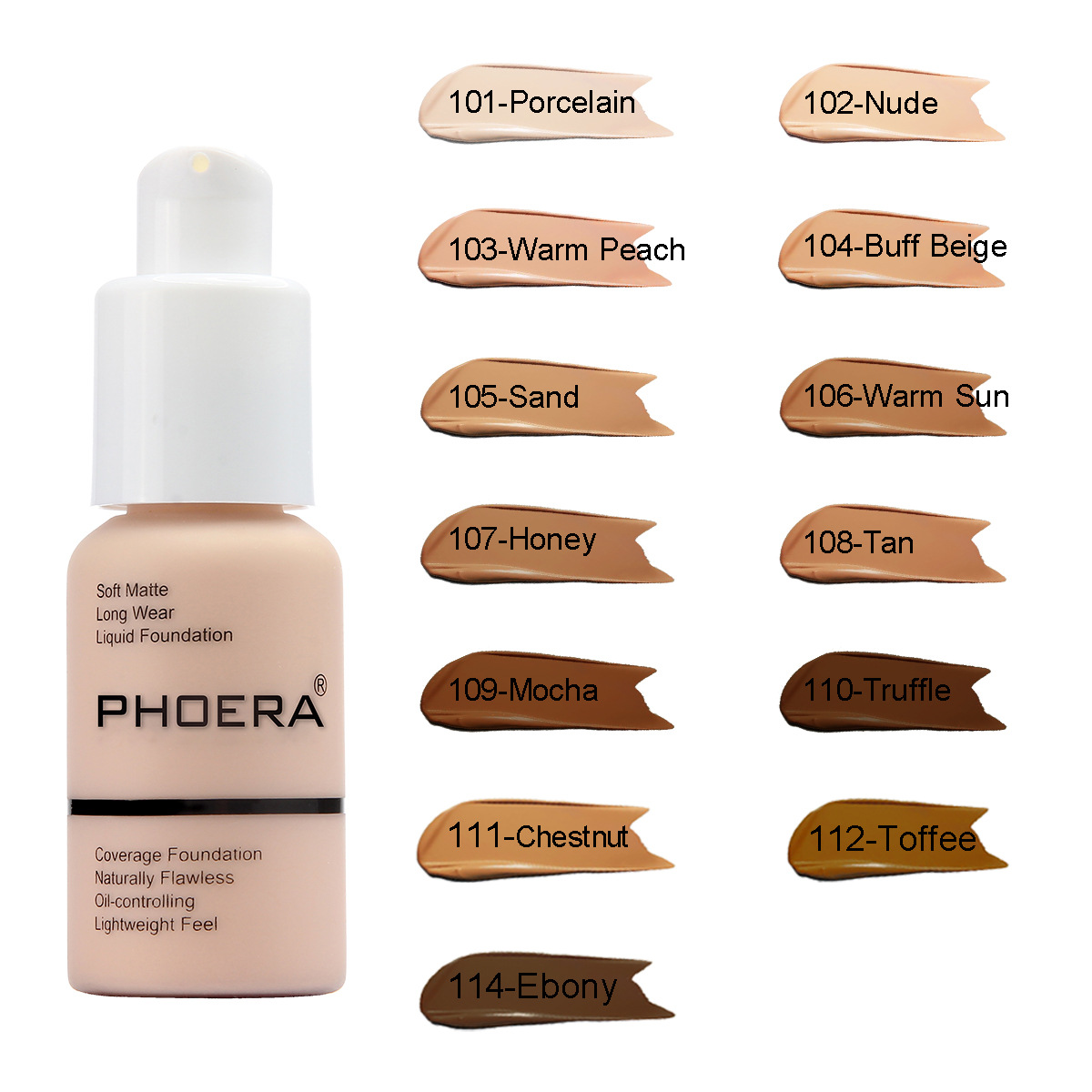 Phoera Matte Concealer Foundation