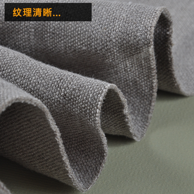 Oil Painting Canvas Pure Linen Blank Fabric Medium Coarse Texture Blank Fabric Pure Linen Oil Painting Canvas Blank Fabric Width 2.3m