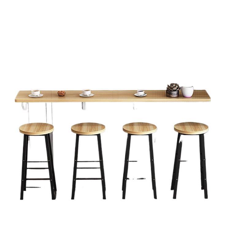 Wall-Mounted Folding Table Dining Table Commercial Restaurant Milk Tea Shop Small Apartment Wall Bar Home Wall-Mounted Table