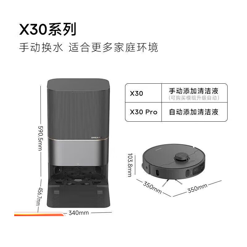 Chuimi X30Pro Sweeping Robot Floor Scrubber Suction and Mopping Integrated Automatic Dust Collection Automatic Water Supply and Drainage X40Pro