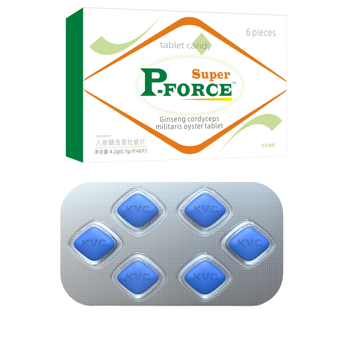 Ginseng, Cordyceps Militaris, and Oyster Tablets, Polypeptide Tablets for Men, Black Panther Adult Male Energy Tablets, Candy Nutrition