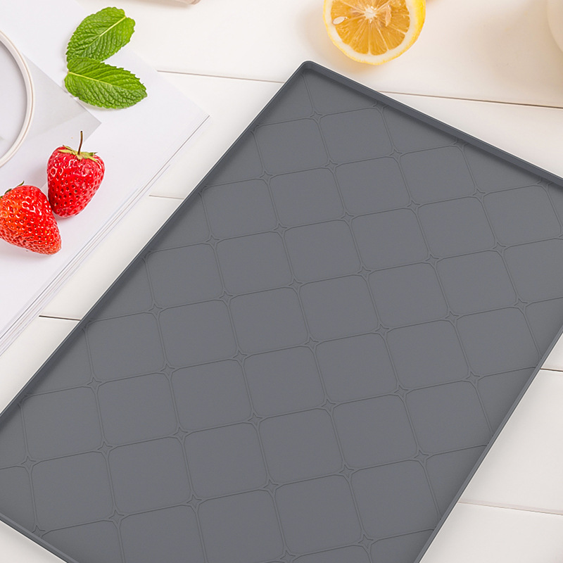 Leyton Silicone Sink Mat Drain Mat Lower Sink Silicone Mat Heat Insulation Mat Anti-Slip Mat Leak-proof Storage Sewage Mat