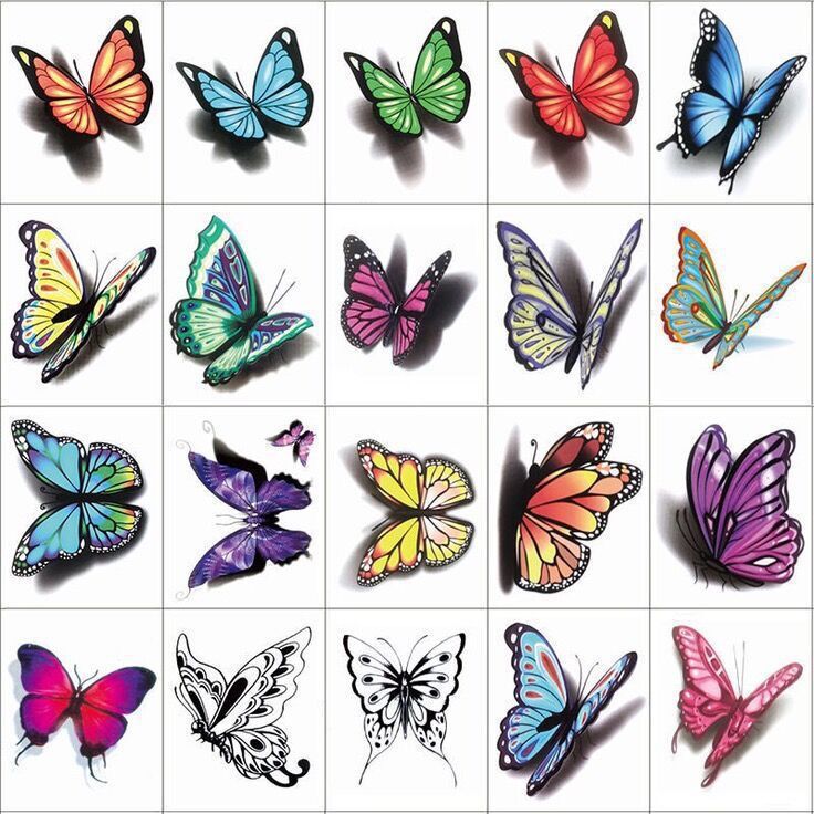 Manufacturers Wholesale Waterproof Tattoo Stickers Sexy Simulated Flowers Butterfly Ankle Clavicle Rose Tattoo Stickers for Men and Women