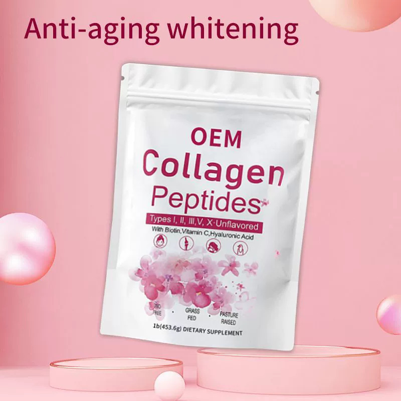 One-Stop Cross-Border Supply of Compound Collagen Peptide Powder Bags Oem/Odm Processing Neutral Formula