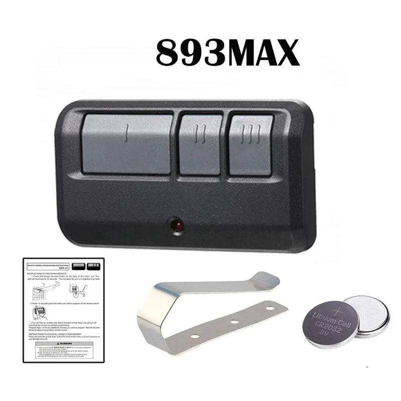 Cross-Border 3-Key Garage Door Alarm Remote Control Compatible with Chamerlain/Liftmas Ter 893Max