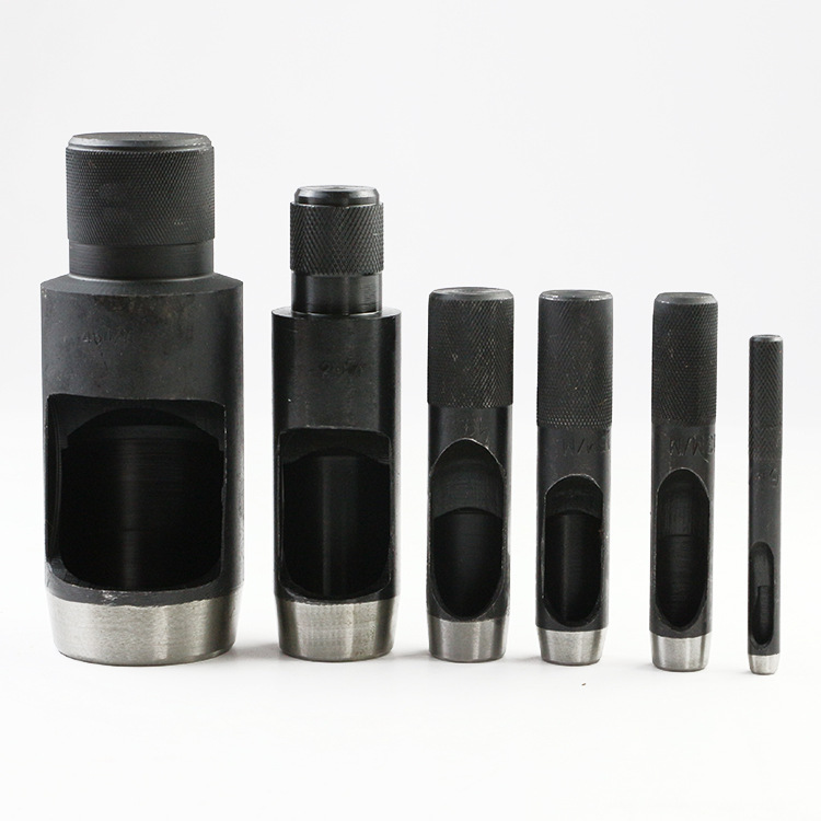 Black Leather Belt Punch Leather Punch Tool Leather Punch DIY Hollow Punch Factory Direct Supply