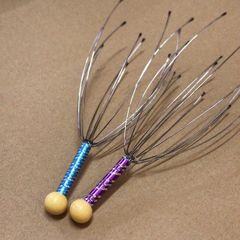 Stall Octopus Head Massager Massage Scratching Head Soul Extractor Scratching Back Scratching Scalp Scratching Itch Artifact