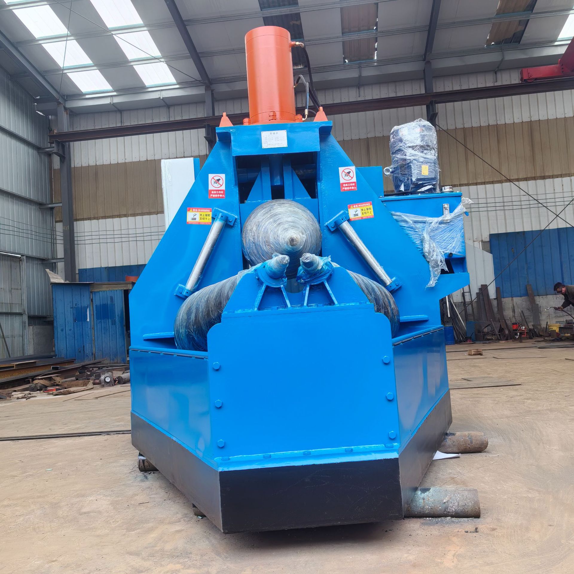 Roll Cone Machine 18mm Cone Rolling Machine Manufacturer Horn Mouth Rounding Machine Titanium Plate Hydraulic Cone Rolling Machine Cross-Border