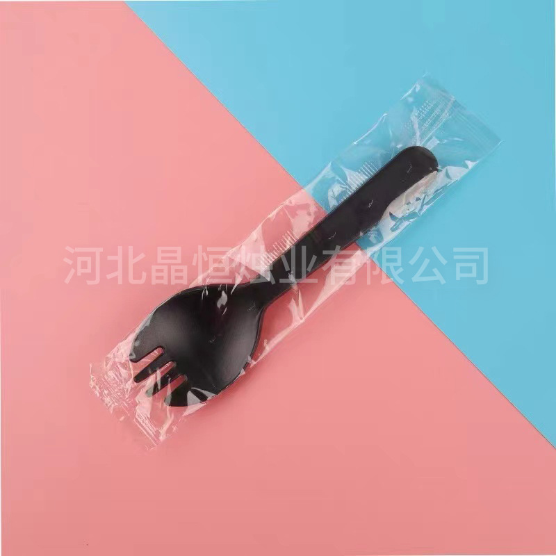 Wholesale disposable cake fork spoon birthday cake spoon Fork tableware independent packaging spoon Fork birthday party party