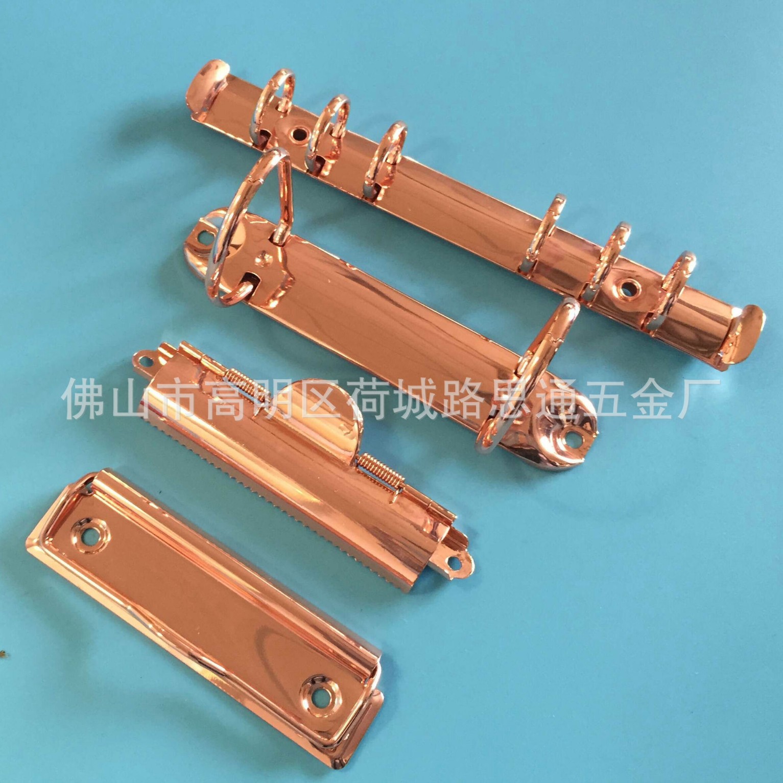 Lustong hardware A4 folder accessories 7cm plate clip flat clip iron clip metal binding clip wholesale