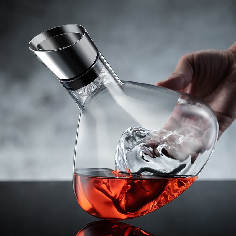 Creative Entry Luxury Iceberg Waterfall Decanter Glass Wine Jug Internet Celebrity Fast Filtering Wine Red Wine Wine Decanter High