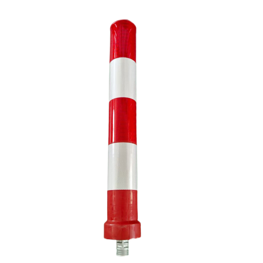 Tpu Plastic Warning Column Road Barricade Elastic Column Isolation Pile Reflective Column Diversion Column Road Crossing Note