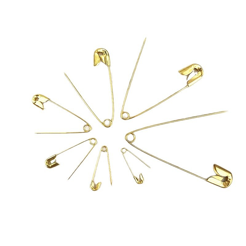 Safety Pin Insurance Pin Pear-Shaped Pin Gourd Pin Universal Pin Multi-Size Buckle Pin Size Brooch