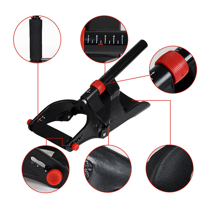 Household adjustable spring tension wrist arm 8-character portable tennis rehabilitation hand strength training equipment