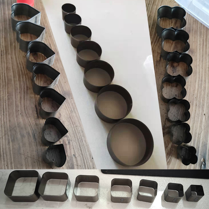 Factory Discount Processing Heart Square Round Flower Four-Leaf Clover DIY Die-Cutting Sample Pattern Die-Cutting Laser Die-Cutting