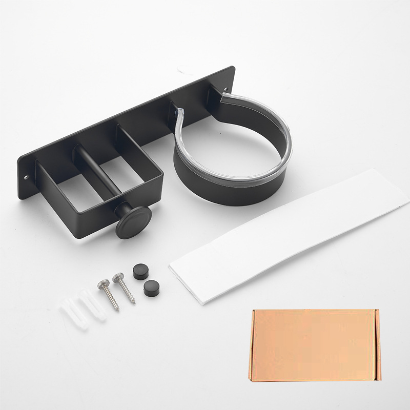 Hair Dryer Bracket Wall-mounted Punch-free Bathroom Hair Dryer Storage Rack Hair Straightener Splint Ironing Board Storage Rack