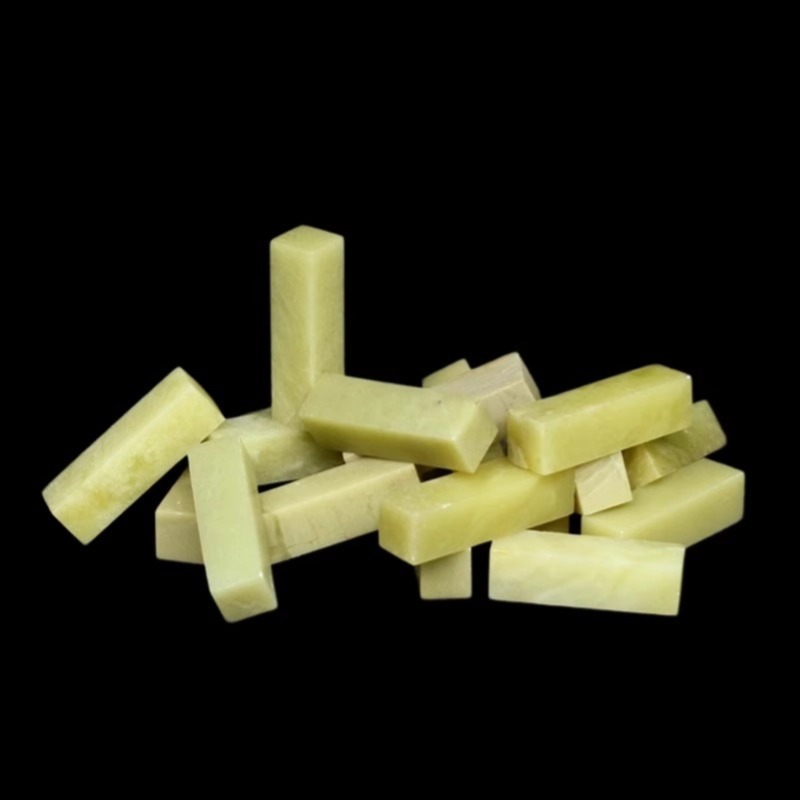 Qingtian Stone Seal 0.8*0.8*3 Stone Seal Material Seal Stone Original Stone Carving Seal Material