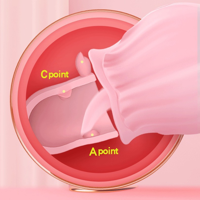 Popular Niannujiao Rose Vibrating Egg Tongue Licking Rose Vibrator Female Masturbation Device Adult Erotic Sex Products