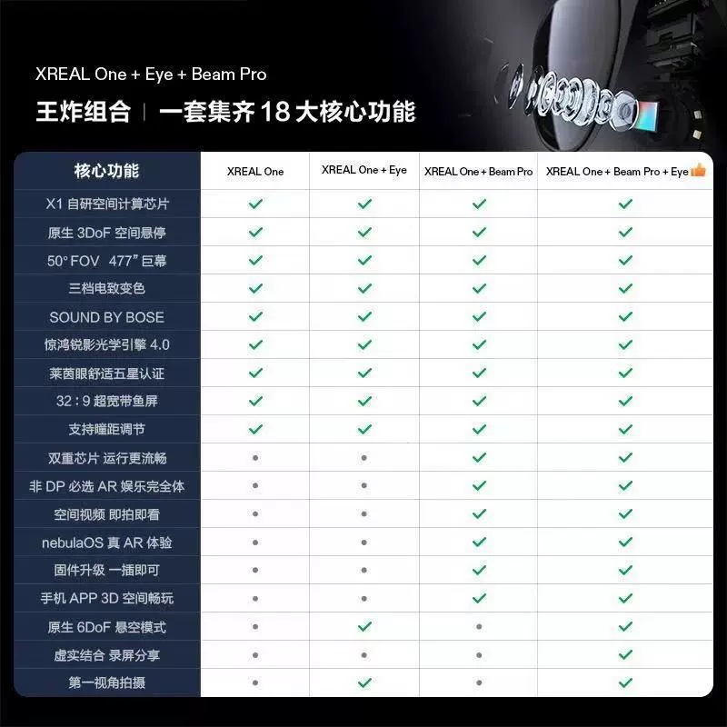 Xreal Eye Native 6Dof Suspension Mode Xreal One Smart Glasses Special Accessories