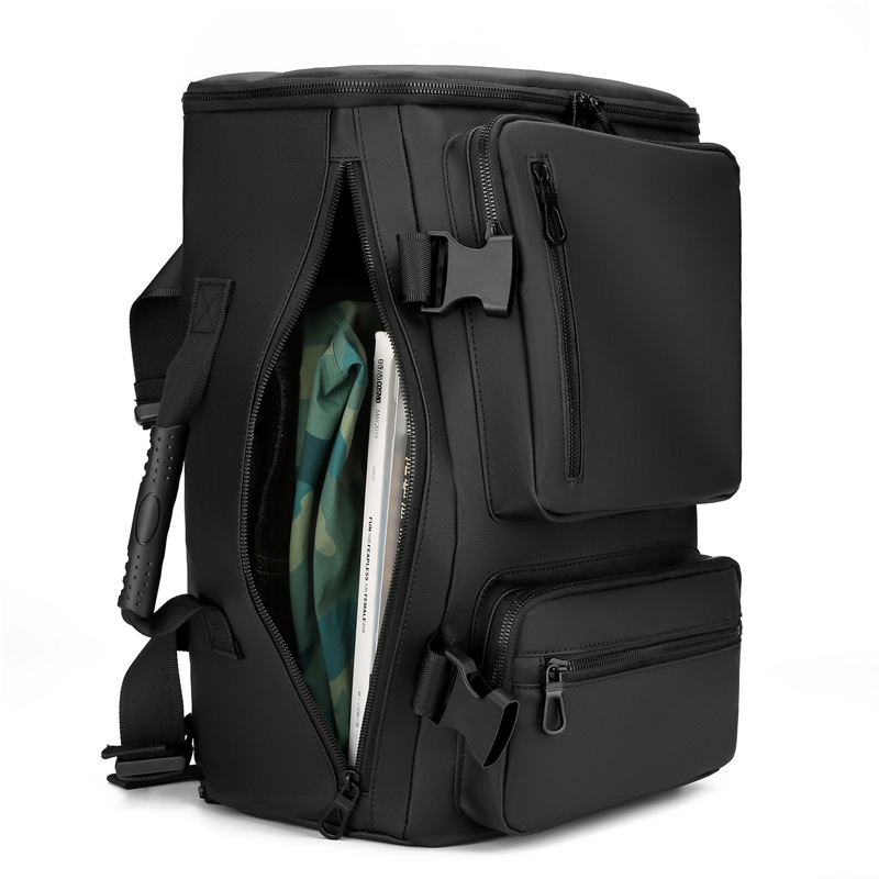 Wholesale Men's Business Backpack Multi-functional Travel Bag Large Capacity Three-purpose Bag Portable Shoulder Crossbody Travel Backpack