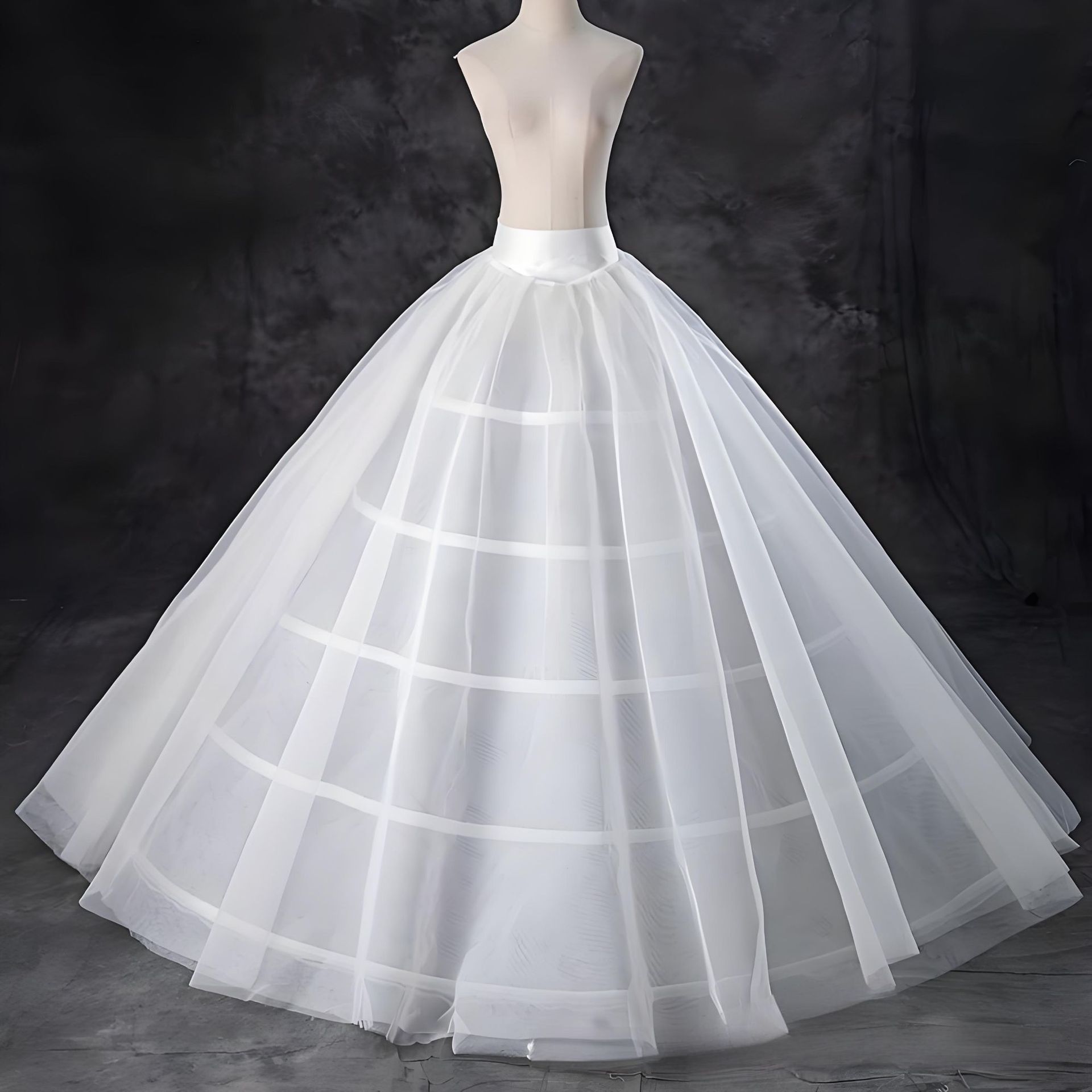 Cross-border foreign trade six steel waist lotus leaf skirt skirt skirt wedding dress violence Fishbone skirt factory direct wholesale