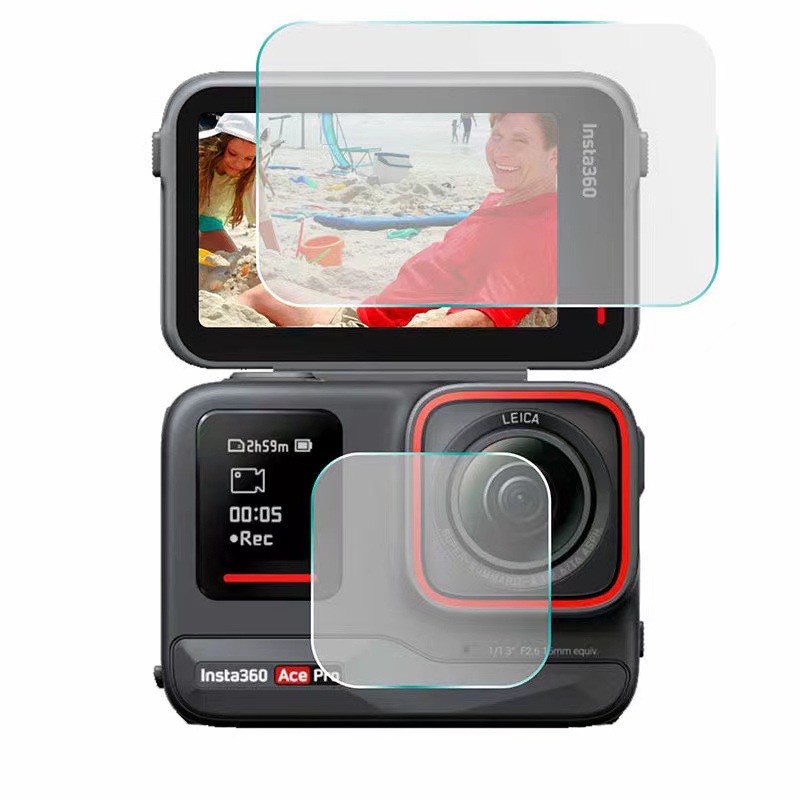 For Insta360Ace Pro2 ACE2 HD Tempered Film Film Full Screen Lens Glass Protective Film