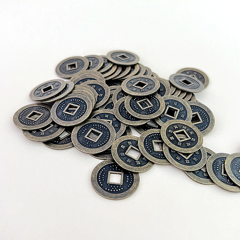 Factory Wholesale Copper Material Copper Coins Antique Retro Mountain Ghosts Spend Money to the World and Win Money Kaiyuan Tongbao Coins