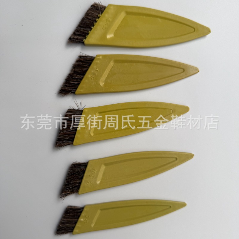 Shoe Upper Glue Brush, Angled Brush, Shoe Factory Row Brush, Glue Brush, Powder Glue Brush, Horseshoe Hair Cleaning Brush, Glue Application Brush