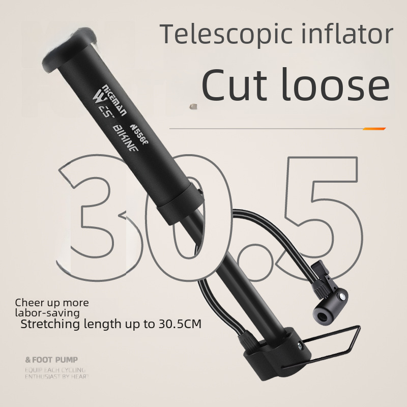 West Rider Bicycle Pumper Mini Basketball Pumper Meizui Mountain Bike Pumper Riding Equipment