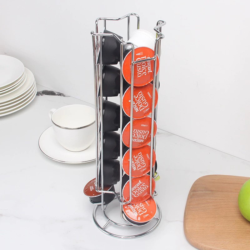 Cross-Border Vertical Hot-Selling Coffee Capsule Storage Rack Multi-Layer Moisture-Proof Storage Rack Creative Display Rack Storage Rack