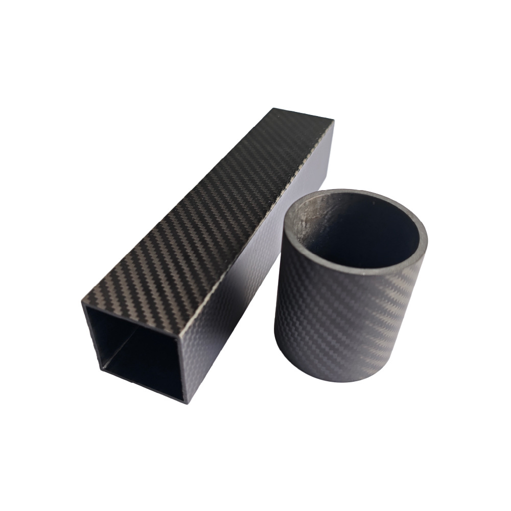 Cross-Border Supply of 3K Carbon Fiber Round Tubes, Twill Plain Weave, Custom-Made Cnc Processing, Square Tubes, Rectangular Tubes, Hollow Tubes, Direct Supply