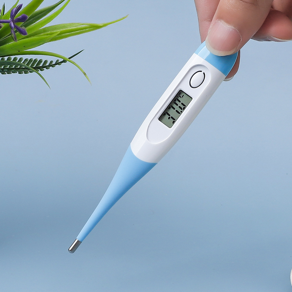 Soft-Head Digital Body Temperature Thermometer for Adults and Kidsren with Oral Armpit Digital Precision Thermometer with Customizable Logo