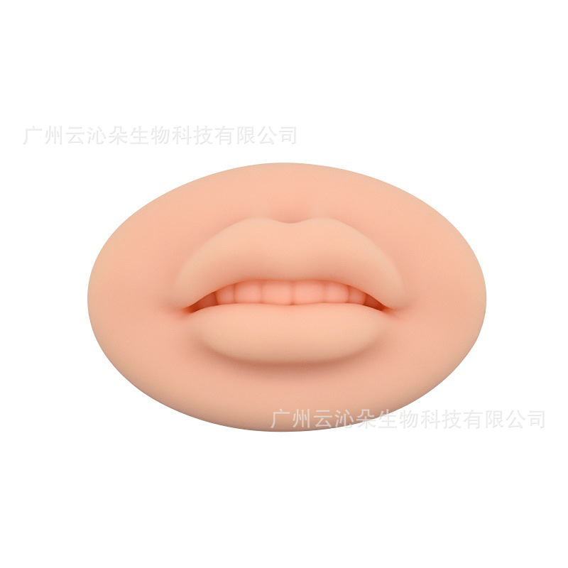 Tattoo Lip Model European Lip Module Novice Lip Silicone Practice Skin 5D Stereo Artificial Practice Pouty Lips
