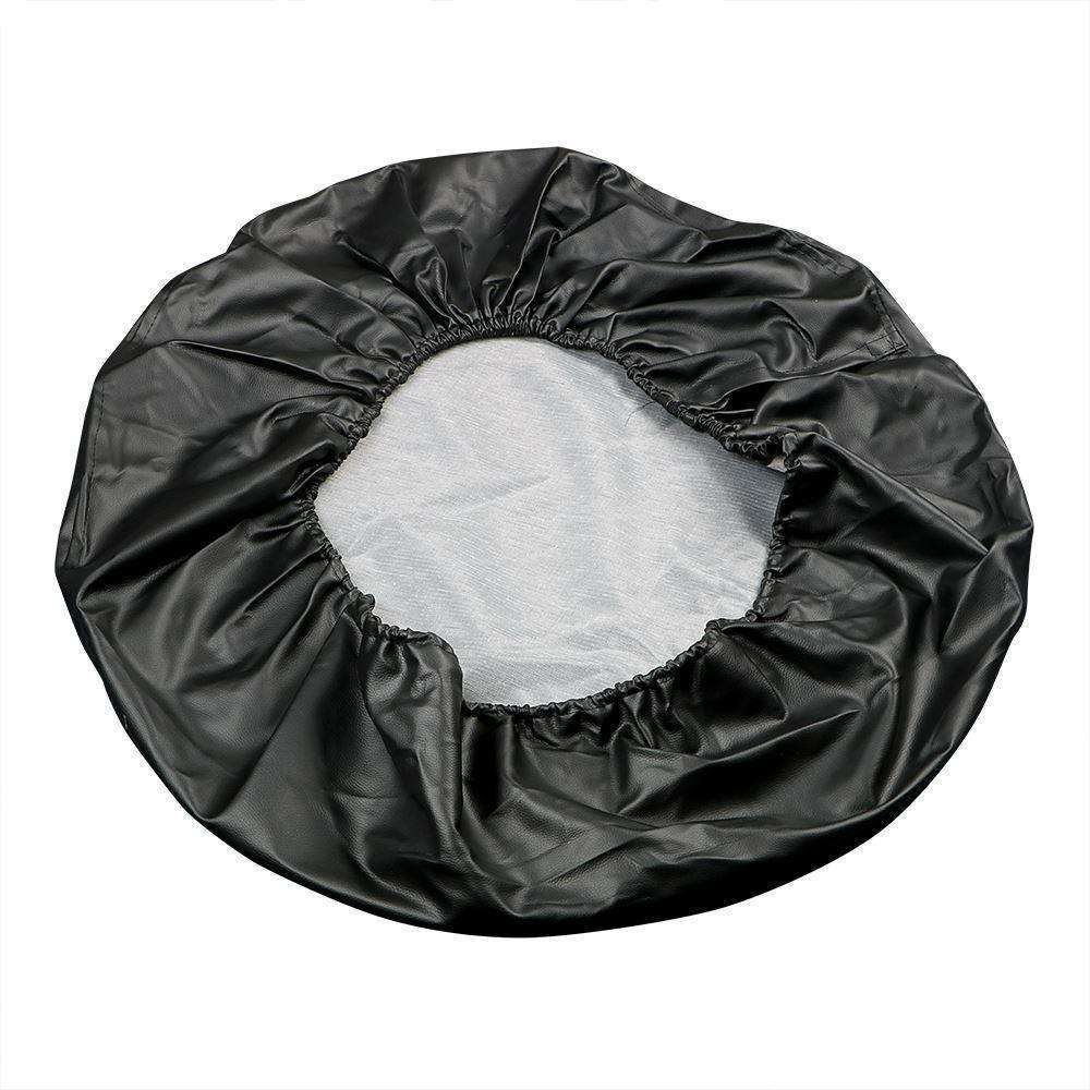 PVC leather spare tire cover imitation leather tire cover for SUV trailer waterproof dustproof sunscreen spare tire cover