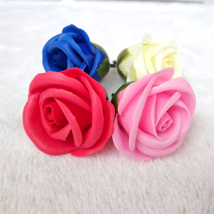 Directly from the Manufacturer, Four-Layer Soap Flower Heads, Rose Bouquet, Four-Layer Soap Flower Heads, Ready for Sale