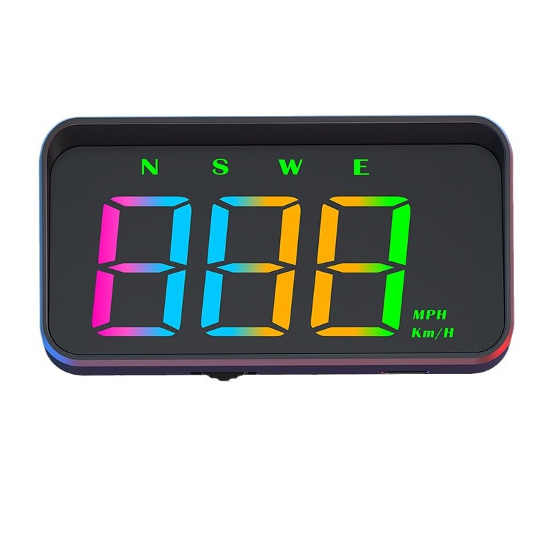 M2S colorful universal HUD head-up display car GPS speedometer new energy vehicle HUDSpeedmeter