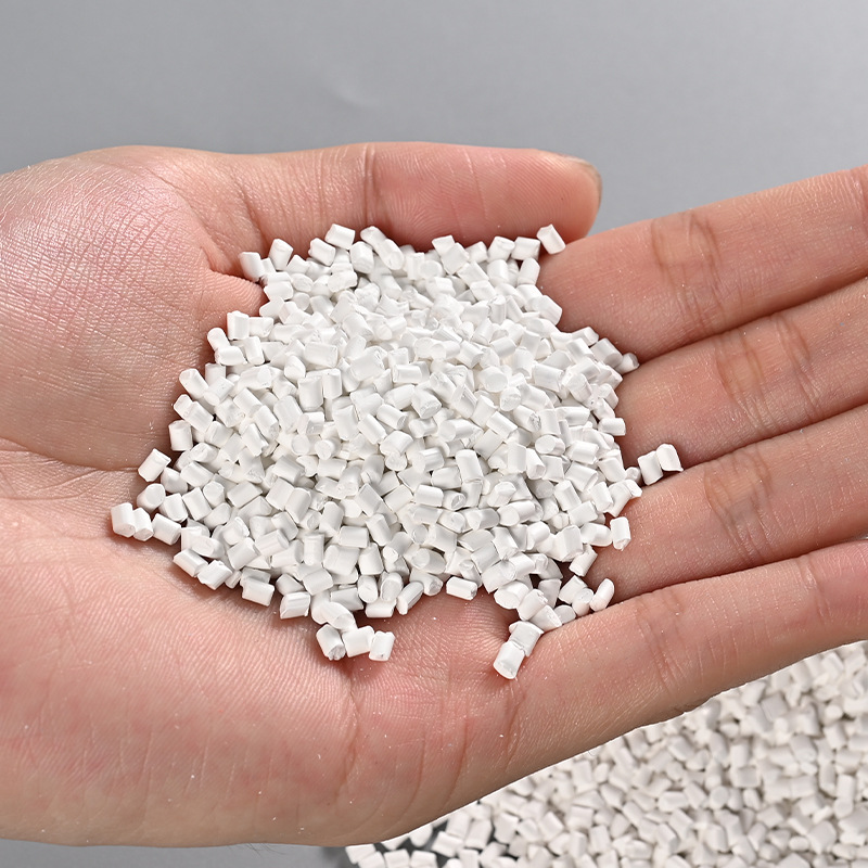 厂家直供PC白色母粒高柔韧塑料制品原料高强度汽车零件专用原材料