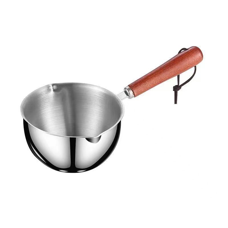 Mini Stainless Steel Oil Pot for Kitchen Use, Hot Oil Tool for Home Cooking, Oil Splashing, Oil Pouring, and Oil Drizzling